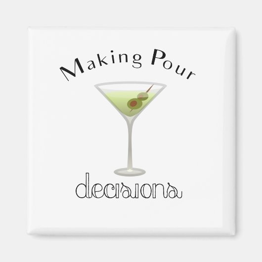 Martini Glassによる注決方法 マグネット (正面)