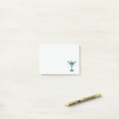 Martini Glass Sketch Post-It Notes ポストイット (デスク上)