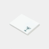 Martini Glass Sketch Post-It Notes ポストイット (アングル)