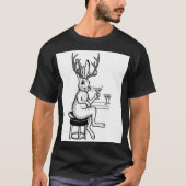 Martini Jackalope T-shirt Tシャツ (正面)