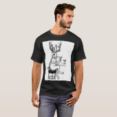 Martini Jackalope T-shirt Tシャツ (正面フル)