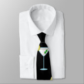 Martini Lovers Cocktail Glass Bartender Alcohol ネクタイ (タイ)