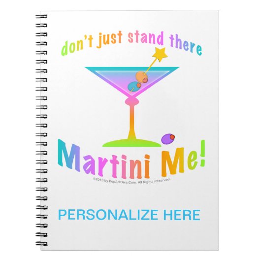 MARTINI ME! ノート - ジャーナル (正面)