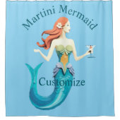 Martini Mermaid Thunder_Cove シャワーカーテン (正面)
