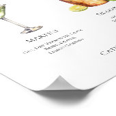 Martini Moscow Muleシグネチャーカクテルメニュー ポスター (角)