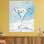 Martini Painting Canvas キャンバスプリント (インサイチュ (リビング))
