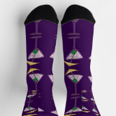Martini Party Crew Socks ソックス (上部)