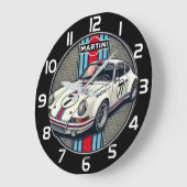 Martini Racing Classic Poster Theme ラージ壁時計 (傾斜)