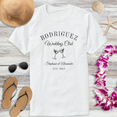 Martini Social Club Custom Wedding Merch Station Tシャツ