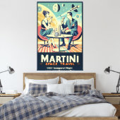 Martini Space Travel Posters Flight Crew  キャンバスプリント (インサイチュ (寝室))