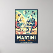 Martini Space Travel Posters Flight Crew  キャンバスプリント (正面)