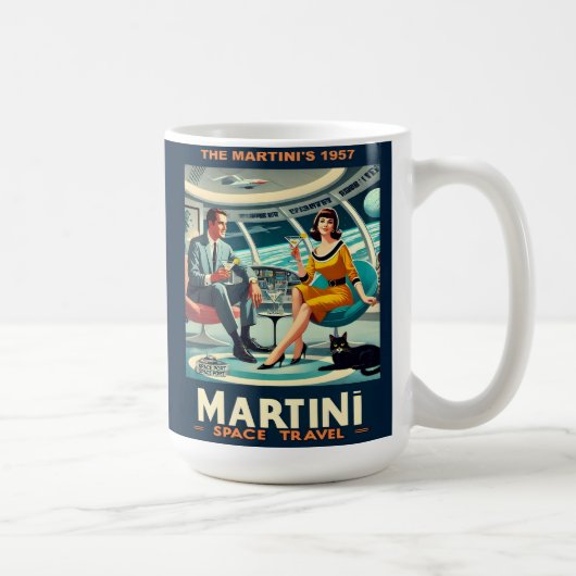 Martini Space Travel Posters The Martini's 1957 コーヒーマグカップ (右)