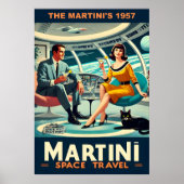 Martini Space Travel Posters The Martini's 1957 ポスター (正面)