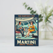 Martini Space Travel Posters The Martini's 1957 ポストカード (スタンド正面)