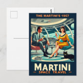 Martini Space Travel Posters The Martini's 1957 ポストカード (正面/裏面)