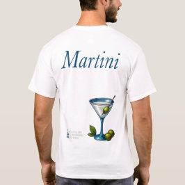 Martini T-Shirt – Classic Gin or Vodka Cocktail Tシャツ
