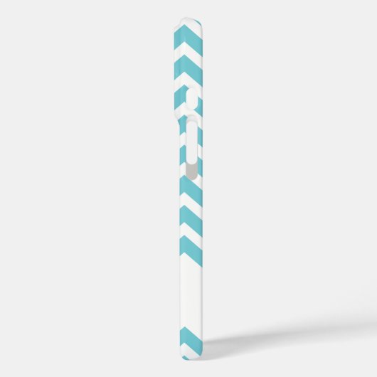 Martini Timeと青いシェブロン模様 Case-Mate iPhoneケース (裏面 / 左)