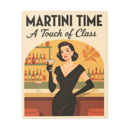 Martini Time メタルプリント