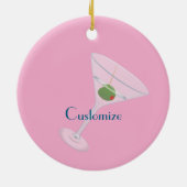 Martini time Bikini Babe Thunder_Cove  セラミックオーナメント (裏面)