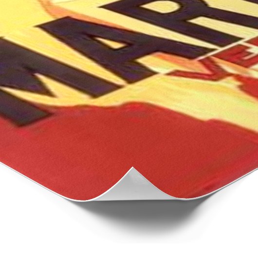 Martini Vermouth Torino ポスター (角)