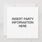 MARTINI ZEN - ハッピーアワーのご案内 招待状 (裏面)