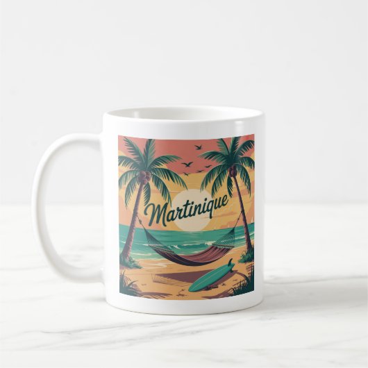 MARTINIQUE コーヒーマグカップ (左)