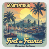 MARTINIQUE スクエアシール (正面)