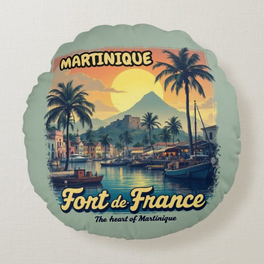 MARTINIQUE ラウンドクッション (正面)
