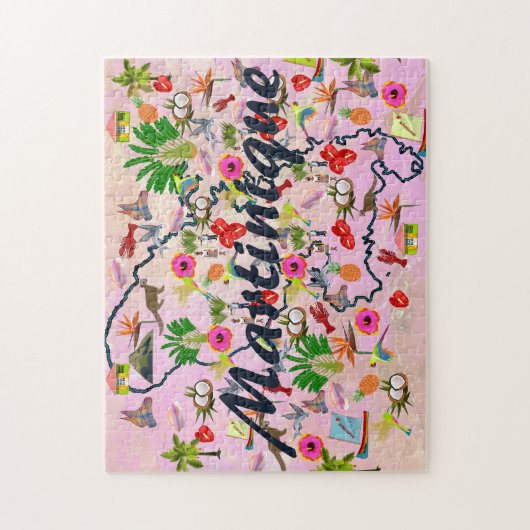 Martinique puzzle ジグソーパズル (縦)