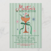 Martini's & Mistletoe Christmas Cocktail event 招待状 (正面)