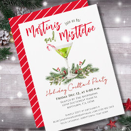 Martinis & Mistletoe Holiday Cocktail Party    招待状