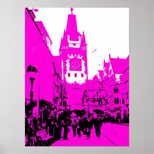 martinstor freiburg pink ポスター (正面)
