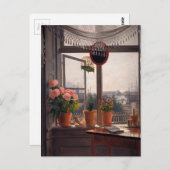 Martinus Rorbyeによるアーティストのウィンドウからの表示 ポストカード (正面/裏面)