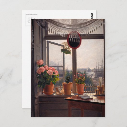 Martinus Rorbyeによるアーティストのウィンドウからの表示 ポストカード (正面/裏面)