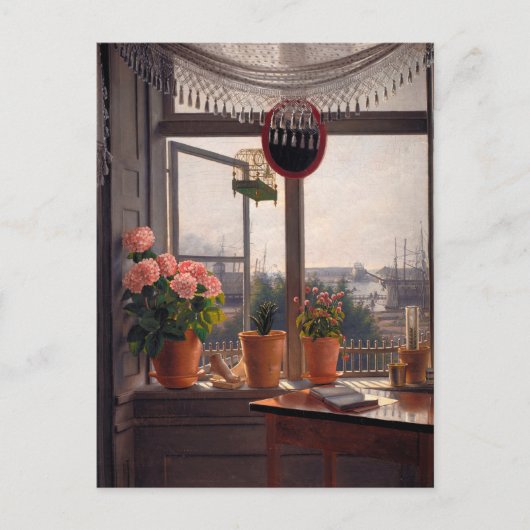 Martinus Rorbyeによるアーティストのウィンドウからの表示 ポストカード (正面)