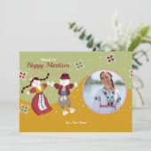 Martisor Dollsフォトグリーティングカード (スタンド正面)