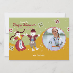 Martisor Dollsフォトグリーティングカード