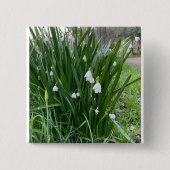 Mărțișor - Ghiocei Button 缶バッジ (正面)