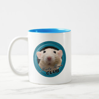 Marty Mouse Club Mug -ロゴ ツートーンマグカップ