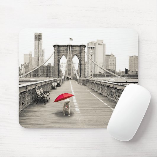 『Marty Mouse on the Brooklyn Bridge Mouse Pad』（Bro マウスパッド (マウス)