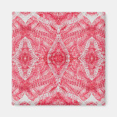 Martyrdom Abstract Red White Watercolor Art マグネット (正面)