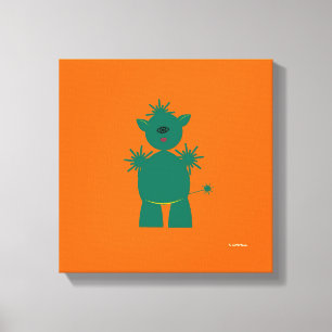 Martzkins In Outer Space Martian Pet Canvas キャンバスプリント