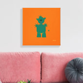 Martzkins In Outer Space Martian Pet Canvas キャンバスプリント (インサイチュ (リビング))