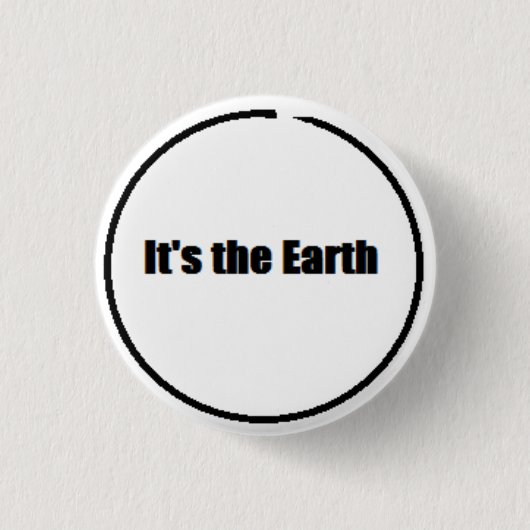 Marukaite Chikyuuボタン 缶バッジ (正面)