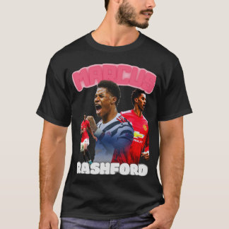 Marus Rashford Bootleg/ヴィンテージサッカー/サッカーティー Tシャツ