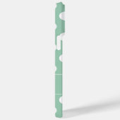 Maruschka – あなたの名前をカスタムする、大きな水玉模様、ミント Case-Mate iPhoneケース (裏面 / 右)