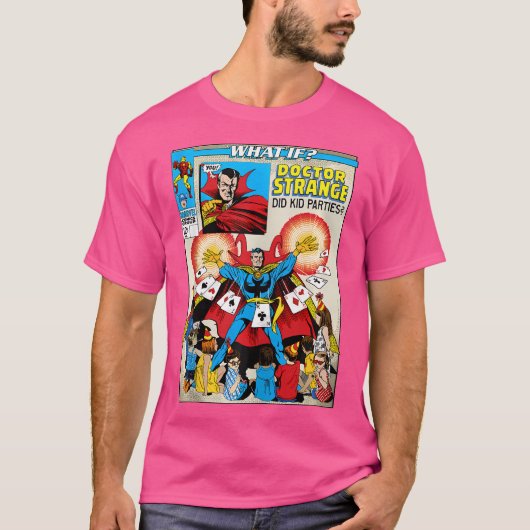 Marvel博士の奇妙もしな子供のパーティーComi Tシャツ (正面)