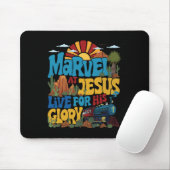 Marvel At Jesus Vbs 2025 Live For Jesus's Glory Ch マウスパッド (マウス)