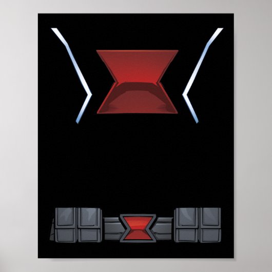 Marvel Avengers Clic Halloween Black Widow Costume ポスター (正面)