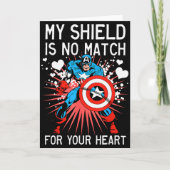 Marvel Captain America Shield Heart Valentine Grap カード (正面)